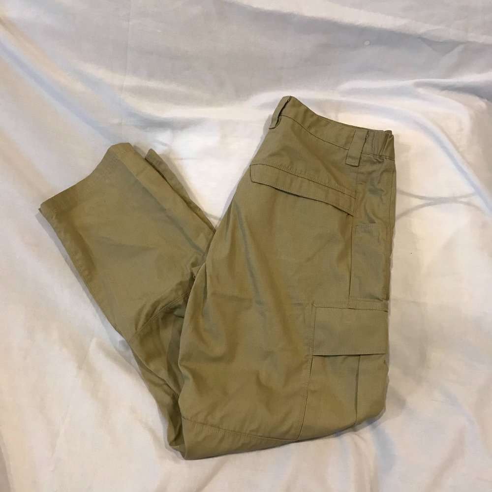 No-Brand Beige Cargo Chinos